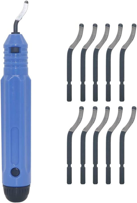 Deburring Tool Kit; 10 pc of blades