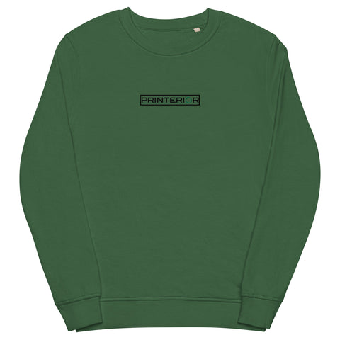 Unisex organic box logo sweatshirt