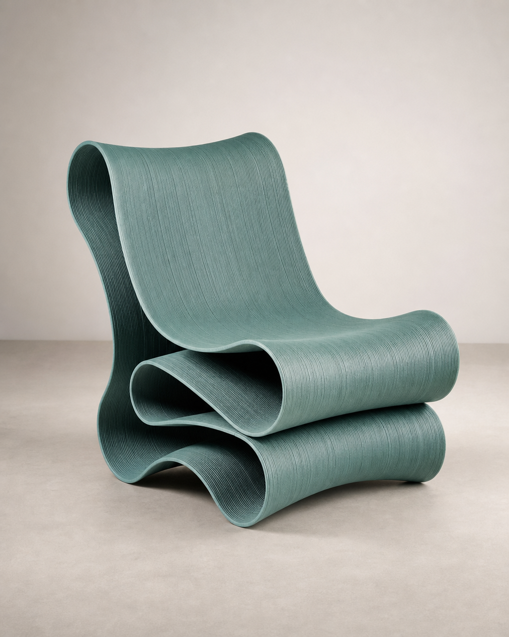 Large LFAM chair printed in a single build