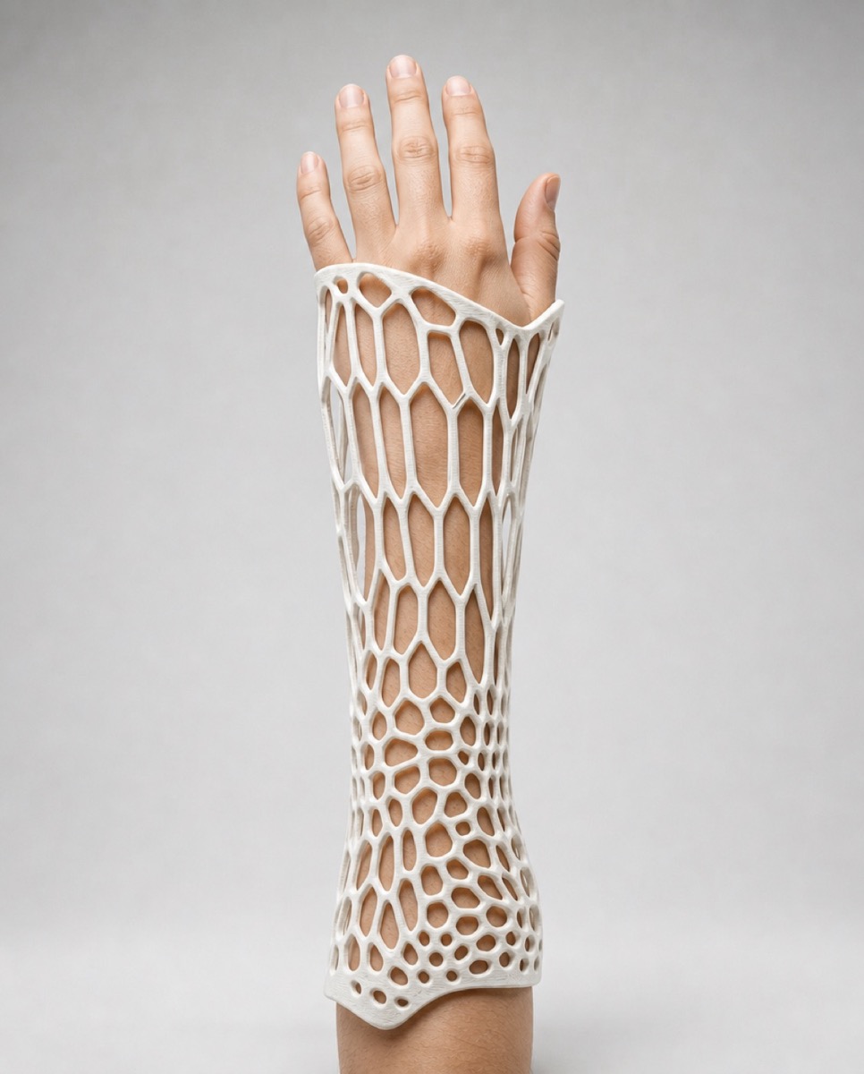 Custom-fit arm cast