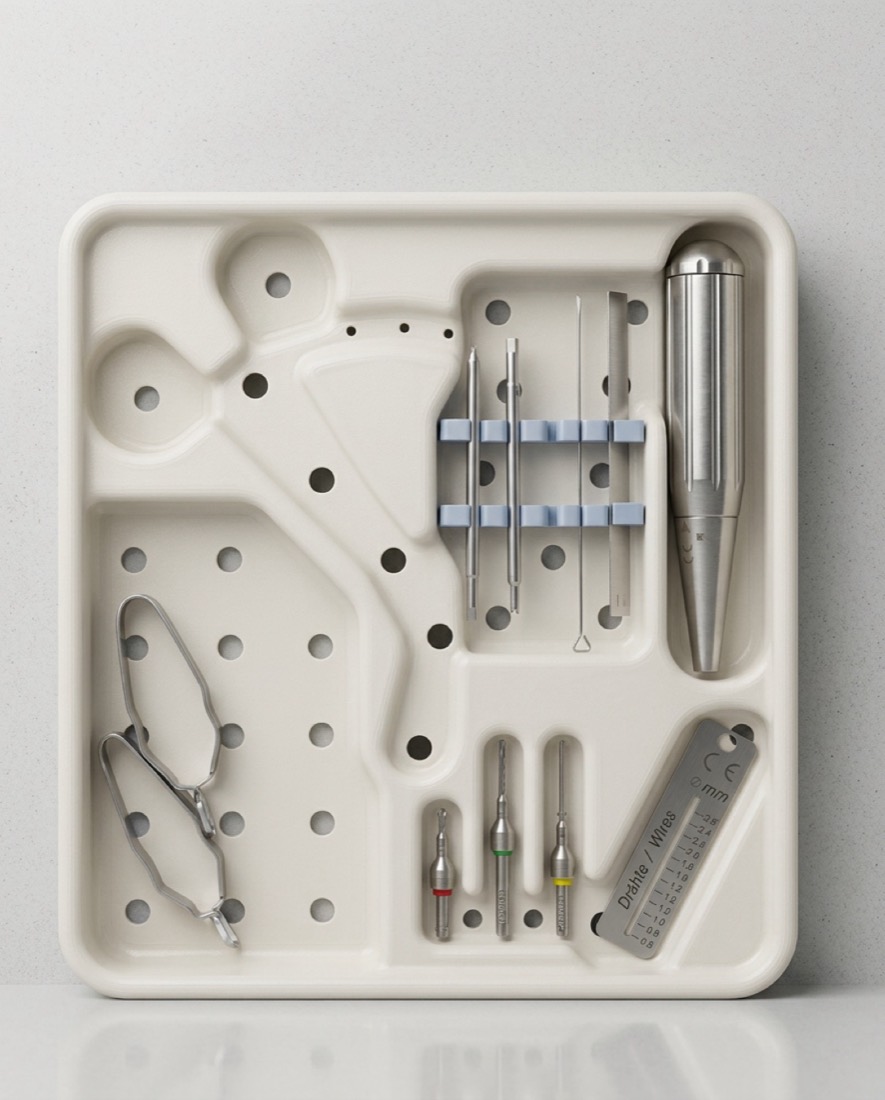 Surgical instrument tray