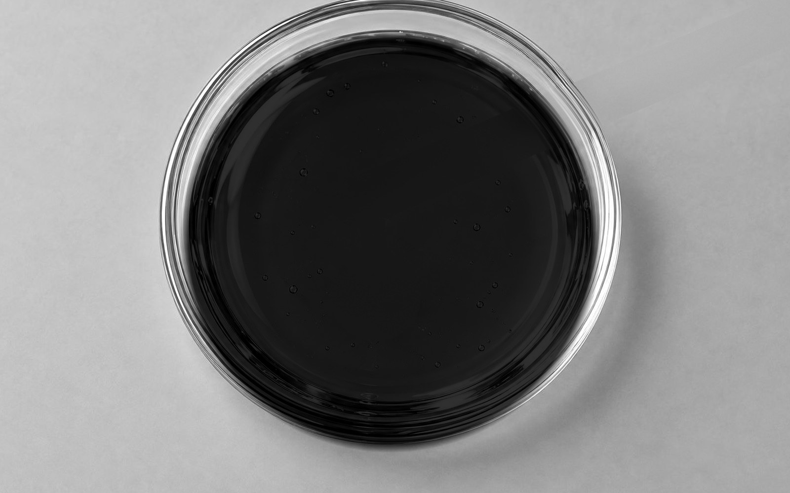 Glass dish of Flexible 80A & 50A liquid resin