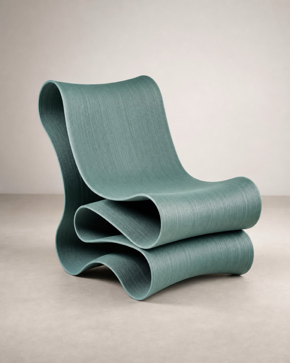 Ribbon lounge chair
