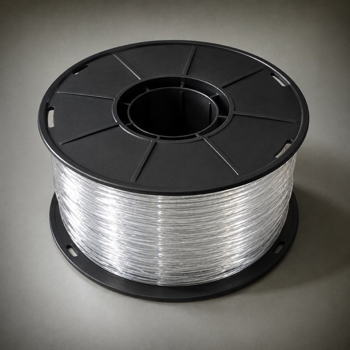 A spool of recycled PETG filament