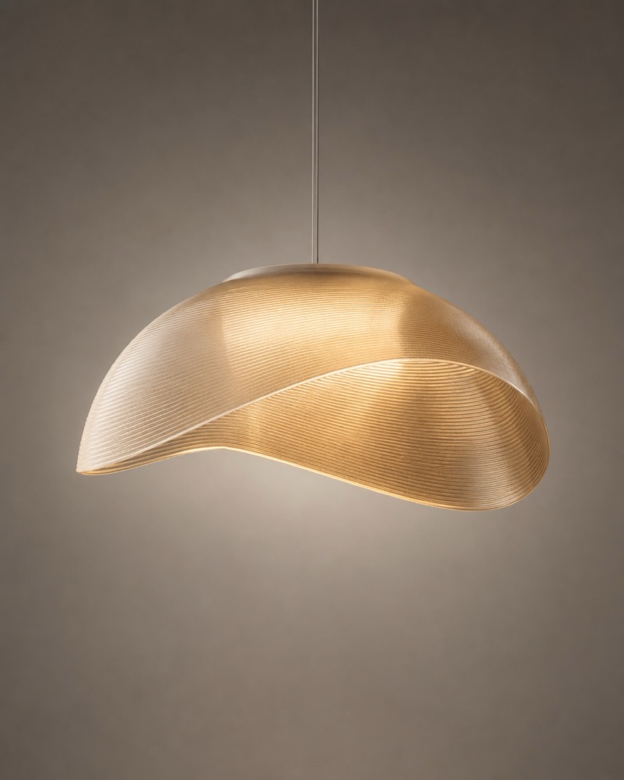 Clear pendant shade