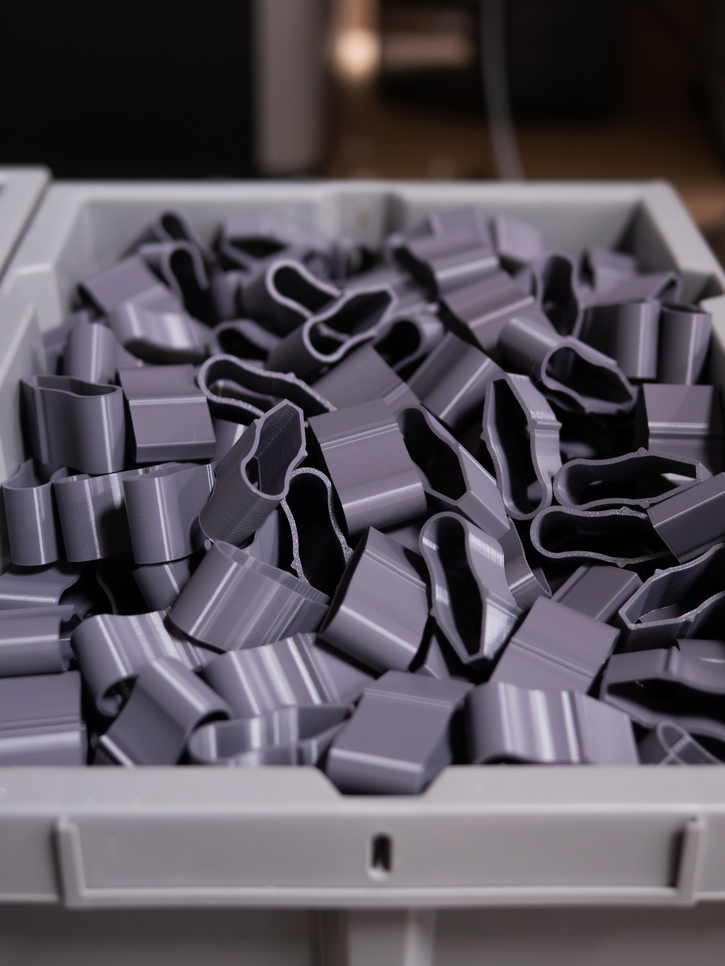 Injection-quality end-use parts produced at volume