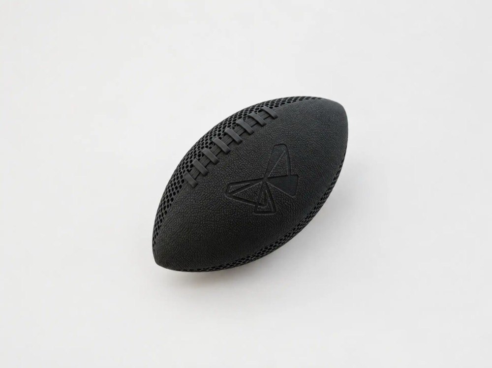 A printed lattice football