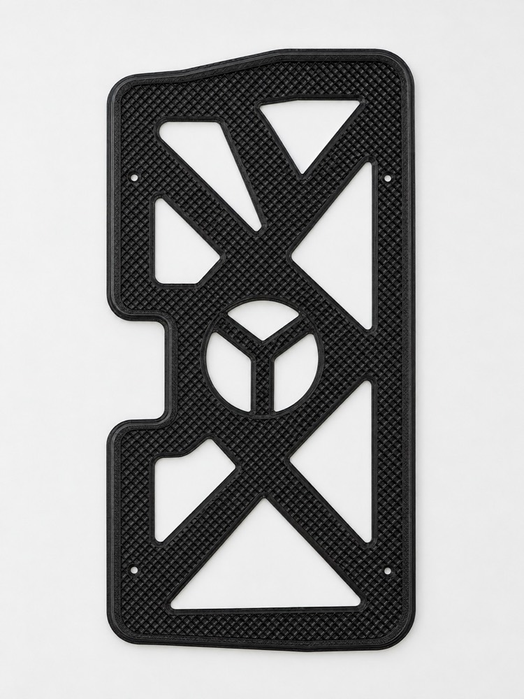 Lattice car plate