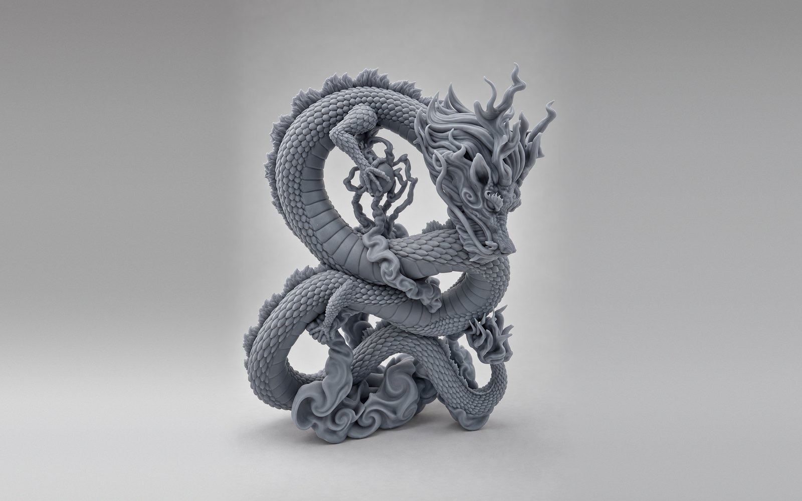 Fine-detail dragon