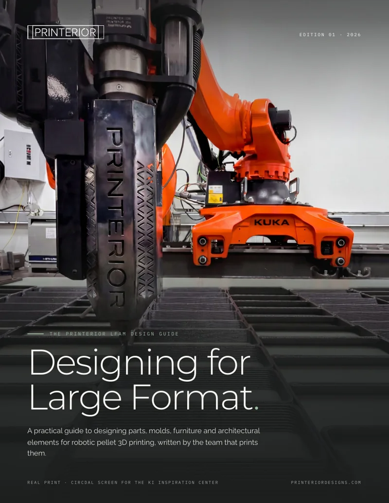 Cover of the Printerior LFAM Design Guide