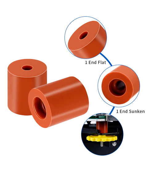 Heat bed Silicone Leveling Columns 4pc